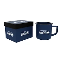 Seattle Seahawks 14oz. Ceramic Camp Cup with Gift Box