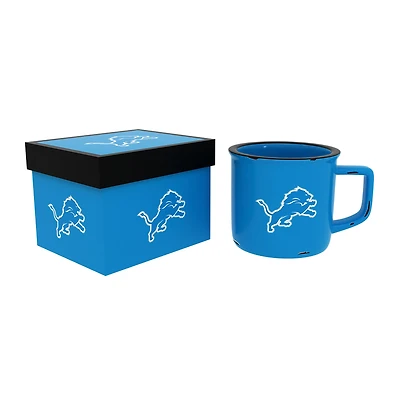Detroit Lions 14oz. Ceramic Camp Cup with Gift Box