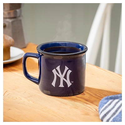New York Yankees 14oz. Ceramic Camp Cup with Gift Box