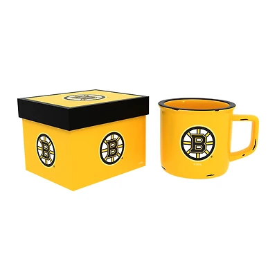 Boston Bruins 14oz. Ceramic Camp Cup with Gift Box