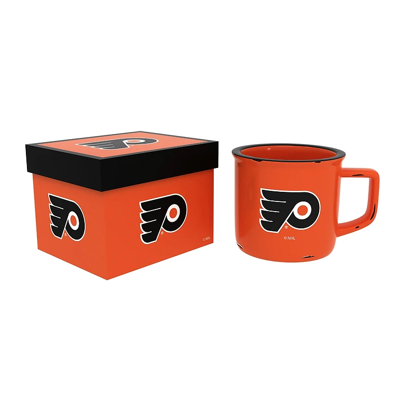 Philadelphia Flyers 14oz. Ceramic Camp Cup with Gift Box