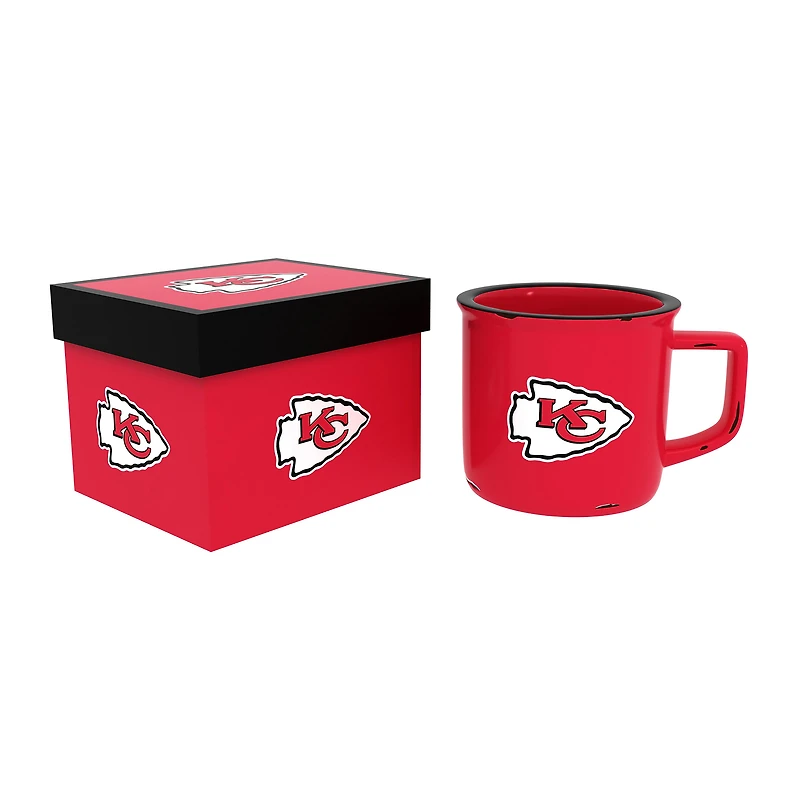 Kansas City Chiefs 14oz. Ceramic Camp Cup with Gift Box