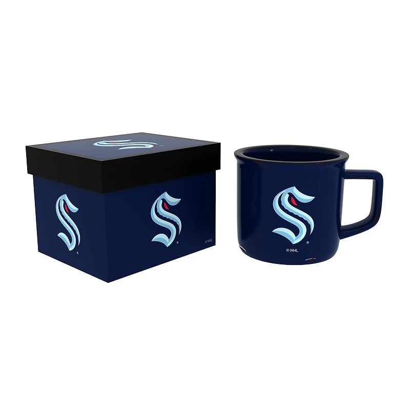 Seattle Kraken 14oz. Ceramic Camp Cup with Gift Box