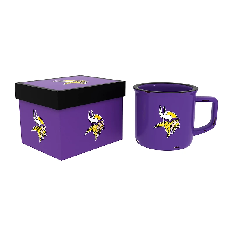 Minnesota Vikings 14oz. Ceramic Camp Cup with Gift Box