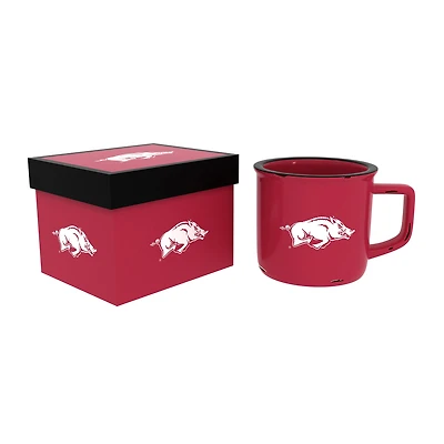 Arkansas Razorbacks 14oz. Ceramic Camp Cup with Gift Box