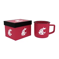 Washington State Cougars 14oz. Ceramic Camp Cup with Gift Box