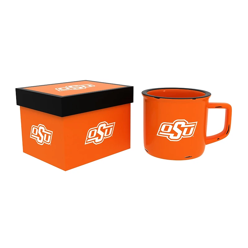Oklahoma State Cowboys 14oz. Ceramic Camp Cup with Gift Box