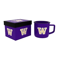 Washington Huskies 14oz. Ceramic Camp Cup with Gift Box