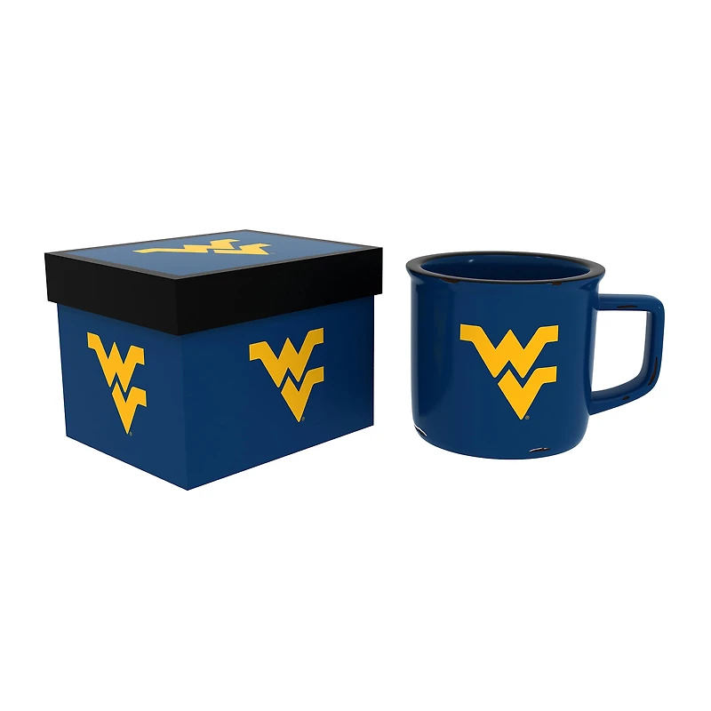 West Virginia Mountaineers 14oz. Ceramic Camp Cup with Gift Box