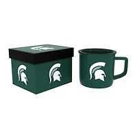Michigan State Spartans 14oz. Ceramic Camp Cup with Gift Box
