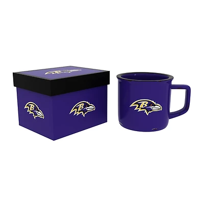 Baltimore Ravens 14oz. Ceramic Camp Cup with Gift Box