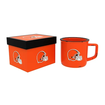 Cleveland Browns 14oz. Ceramic Camp Cup with Gift Box
