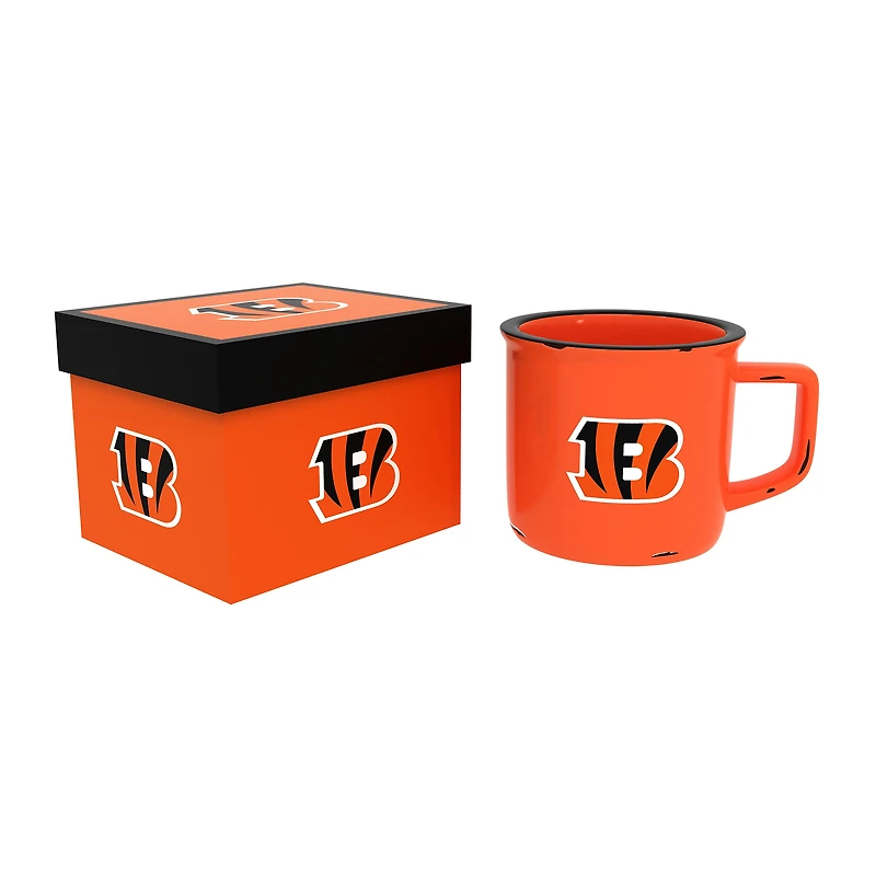 Cincinnati Bengals 14oz. Ceramic Camp Cup with Gift Box
