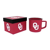 Oklahoma Sooners 14oz. Ceramic Camp Cup with Gift Box