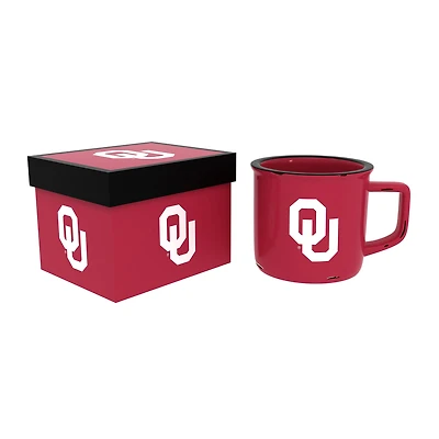 Oklahoma Sooners 14oz. Ceramic Camp Cup with Gift Box