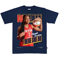 Unisex SLAM Aliyah Boston Navy Indiana Fever Cover T-Shirt