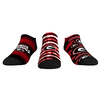 Unisex Rock Em Socks Georgia Bulldogs Make Some Noise Three-Pack Low-Cut Set