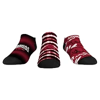 Unisex Rock Em Socks Arkansas Razorbacks Make Some Noise Three-Pack Low-Cut Set