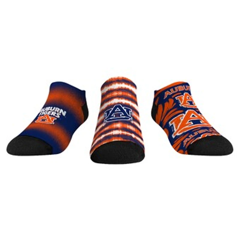 Unisex Rock Em Socks Auburn Tigers Make Some Noise Three-Pack Low-Cut Set