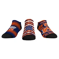 Unisex Rock Em Socks Auburn Tigers Make Some Noise Three-Pack Low-Cut Set