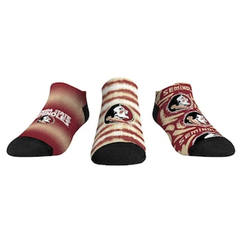 Unisex Rock Em Socks Florida State Seminoles Make Some Noise Three-Pack Low-Cut Set