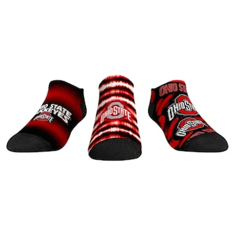 Unisex Rock Em Socks Ohio State Buckeyes Make Some Noise Three-Pack Low-Cut Set
