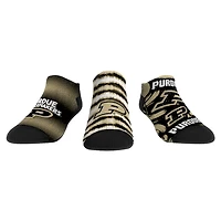Unisex Rock Em Socks Purdue Boilermakers Make Some Noise Three-Pack Low-Cut Set