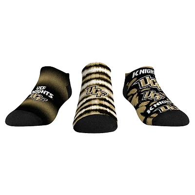 Unisex Rock Em Socks UCF Knights Make Some Noise Three-Pack Low-Cut Set