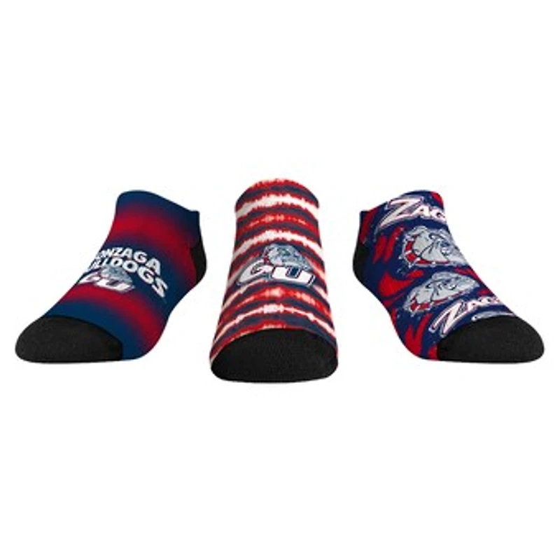 Unisex Rock Em Socks Gonzaga Bulldogs Make Some Noise Three-Pack Low-Cut Set