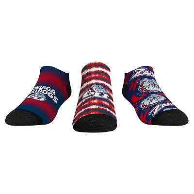 Unisex Rock Em Socks Gonzaga Bulldogs Make Some Noise Three-Pack Low-Cut Set