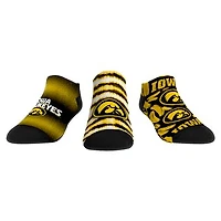 Unisex Rock Em Socks Iowa Hawkeyes Make Some Noise Three-Pack Low-Cut Set