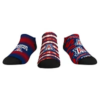 Unisex Rock Em Socks Arizona Wildcats Make Some Noise Three-Pack Low-Cut Set