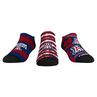Unisex Rock Em Socks Arizona Wildcats Make Some Noise Three-Pack Low-Cut Set