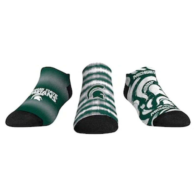 Unisex Rock Em Socks Michigan State Spartans Make Some Noise Three-Pack Low-Cut Set