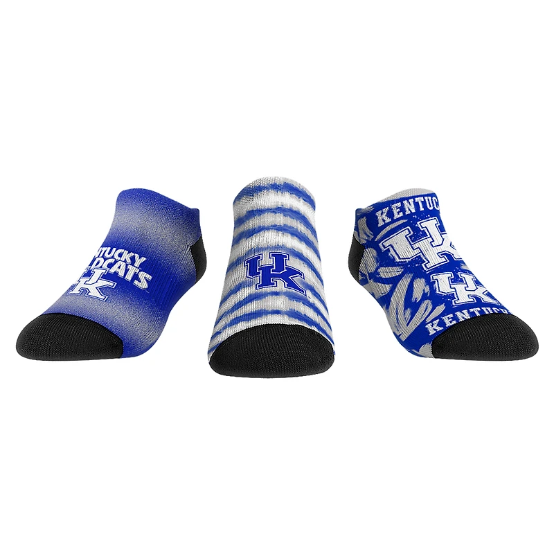 Unisex Rock Em Socks Kentucky Wildcats Make Some Noise Three-Pack Low-Cut Set