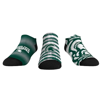 Youth Rock Em Socks Michigan State Spartans Make Some Noise Three-Pack Low-Cut Socks Set
