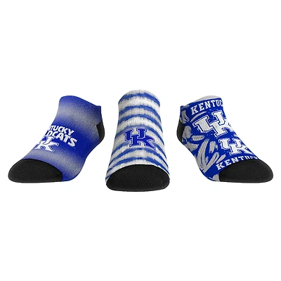 Youth Rock Em Socks Kentucky Wildcats Make Some Noise Three-Pack Low-Cut Socks Set
