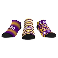 Youth Rock Em Socks LSU Tigers Make Some Noise Three-Pack Low-Cut Socks Set