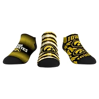 Youth Rock Em Socks Iowa Hawkeyes Make Some Noise Three-Pack Low-Cut Socks Set