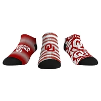Youth Rock Em Socks Oklahoma Sooners Make Some Noise Three-Pack Low-Cut Socks Set