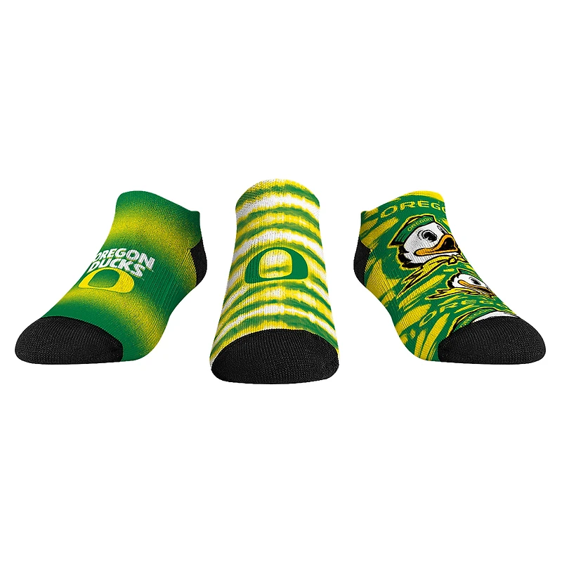 Youth Rock Em Socks Oregon Ducks Make Some Noise Three-Pack Low-Cut Socks Set