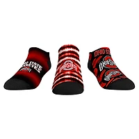 Youth Rock Em Socks Ohio State Buckeyes Make Some Noise Three-Pack Low-Cut Socks Set