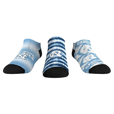 Youth Rock Em Socks North Carolina Tar Heels Make Some Noise Three-Pack Low-Cut Socks Set