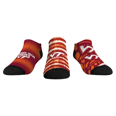 Youth Rock Em Socks Virginia Tech Hokies Make Some Noise Three-Pack Low-Cut Socks Set