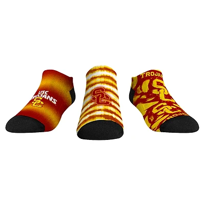 Youth Rock Em Socks USC Trojans Make Some Noise Three-Pack Low-Cut Socks Set