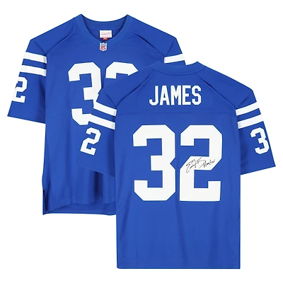 Edgerrin James Indianapolis Colts Autographed Royal Mitchell & Ness 1999 Legacy Jersey with "HOF 20" Inscription