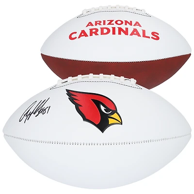 Anquan Boldin Arizona Cardinals Autographed Franklin White Panel Football