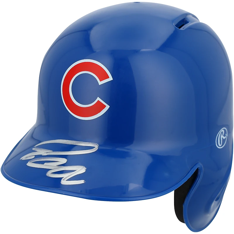Pete Crow-Armstrong Chicago Cubs Autographed Rawlings Mini Helmet