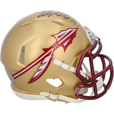 Anquan Boldin Florida State Seminoles Autographed Riddell Speed Mini Helmet