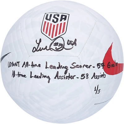 Landon Donovan USMNT Autographed Logo Nike Soccer Ball with Multiple Inscriptions